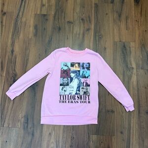 Pink Taylor Swift The Eras Tour Sweatshirt